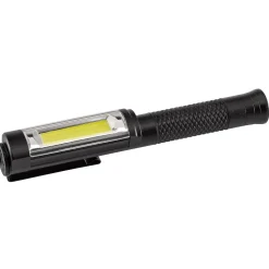 COB LED Rechargeable Aluminium Pen Torch, 5W, 400 Lumens