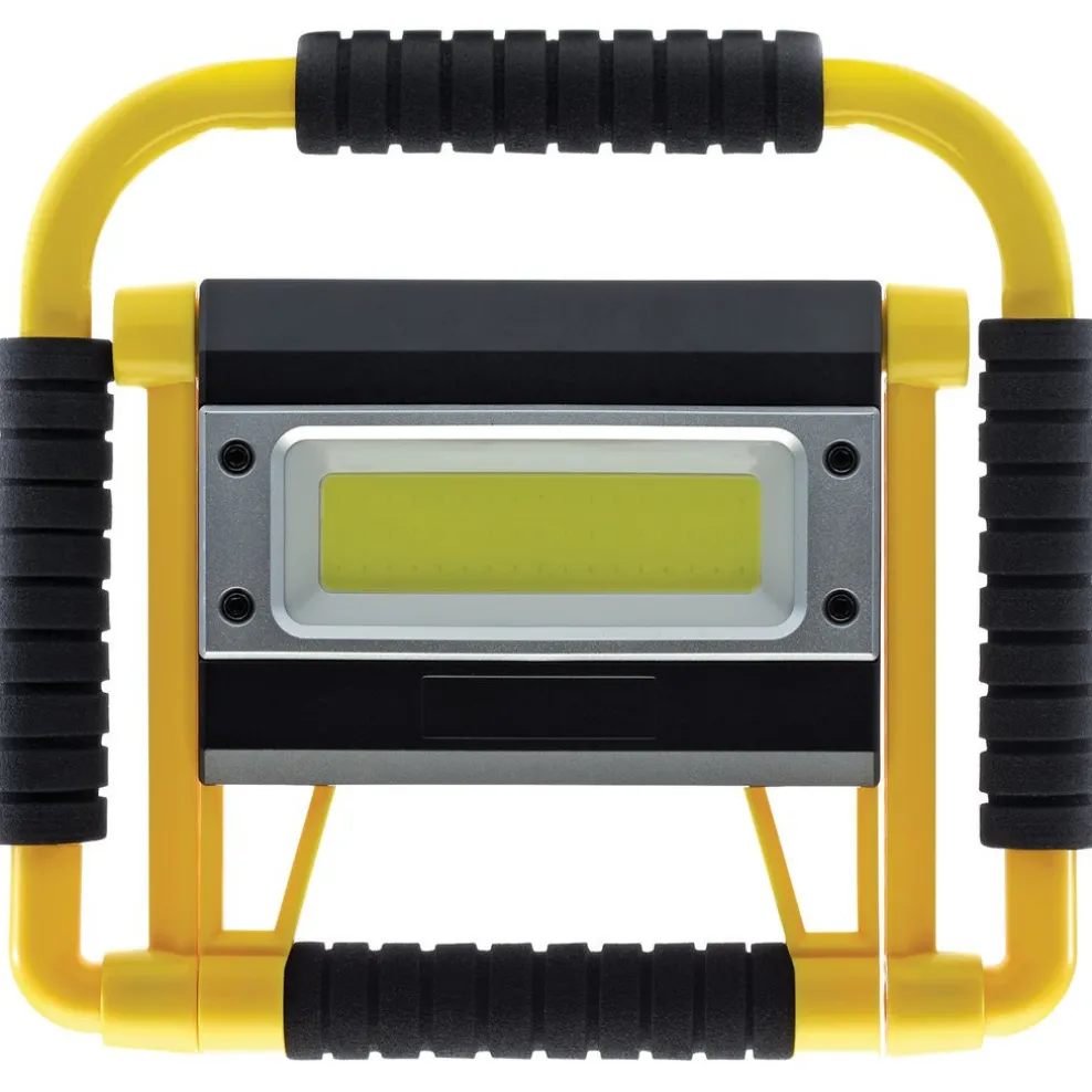 COB LED Rechargeable Folding Work Light and Power Bank, 20W, 750 - 1,500 Lumens
