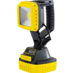 COB LED Rechargeable Work Light, 10W, 1,000 Lumens, Yellow, 2 x 2.2Ah Batteries