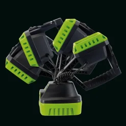COB LED Rechargeable Work Light, 10W, 1,000 Lumens, Green, 2 x 2.2Ah Batteries
