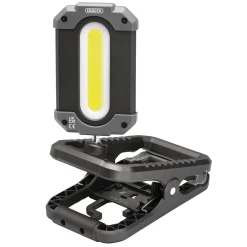COB LED Rechargeable Work Light and Power Bank with Clamp, 10W, 1000 Lumens, USB-C Cable Supplied