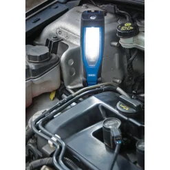 COB/SMD LED Rechargeable Inspection Lamp, 7W, 700 Lumens, Blue, 1 x USB Cable Supplied