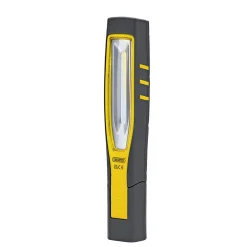 COB/SMD LED Rechargeable Inspection Lamp, 7W, 700 Lumens, Yellow, 1 x USB Cable Supplied