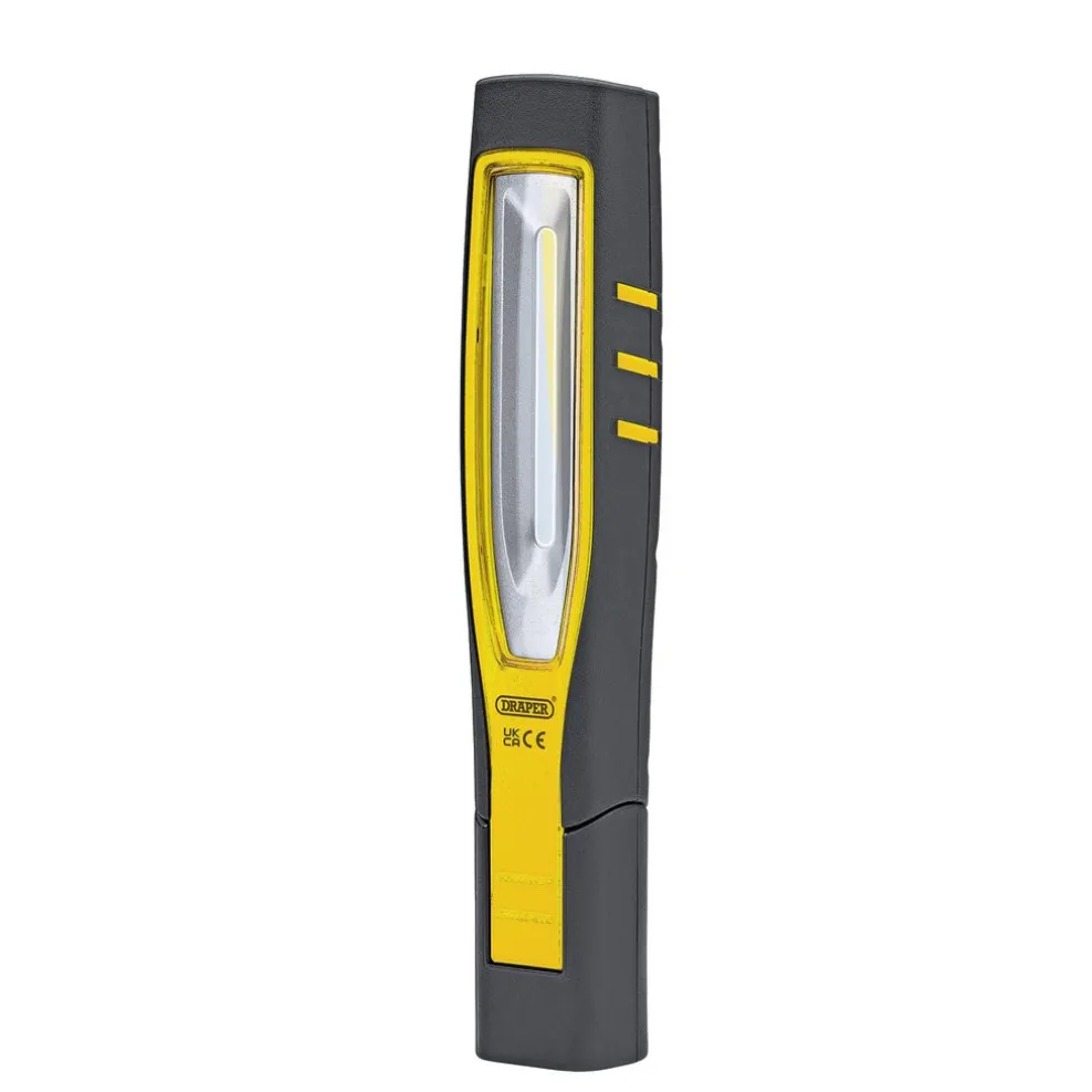 COB/SMD LED Rechargeable Inspection Lamp, 7W, 700 Lumens, Yellow, 1 x USB Cable Supplied