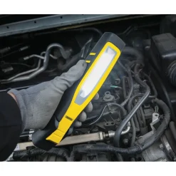 COB/SMD LED Rechargeable Inspection Lamp, 7W, 700 Lumens, Yellow, 1 x USB Cable Supplied