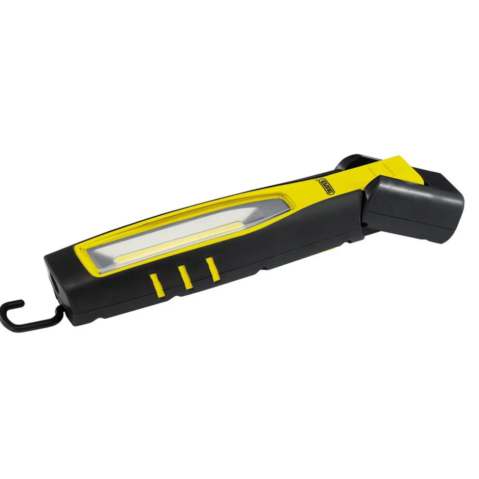 COB/SMD LED Rechargeable Inspection Lamp, 7W, 700 Lumens, Yellow, 1 x USB Cable Supplied