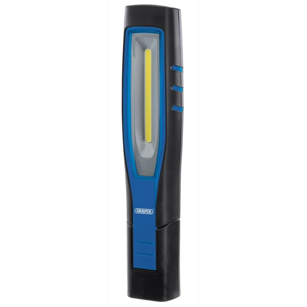 COB/SMD LED Rechargeable Inspection Lamp, 7W, 700 Lumens, Blue, USB-C Cable and USB Plug Supplied