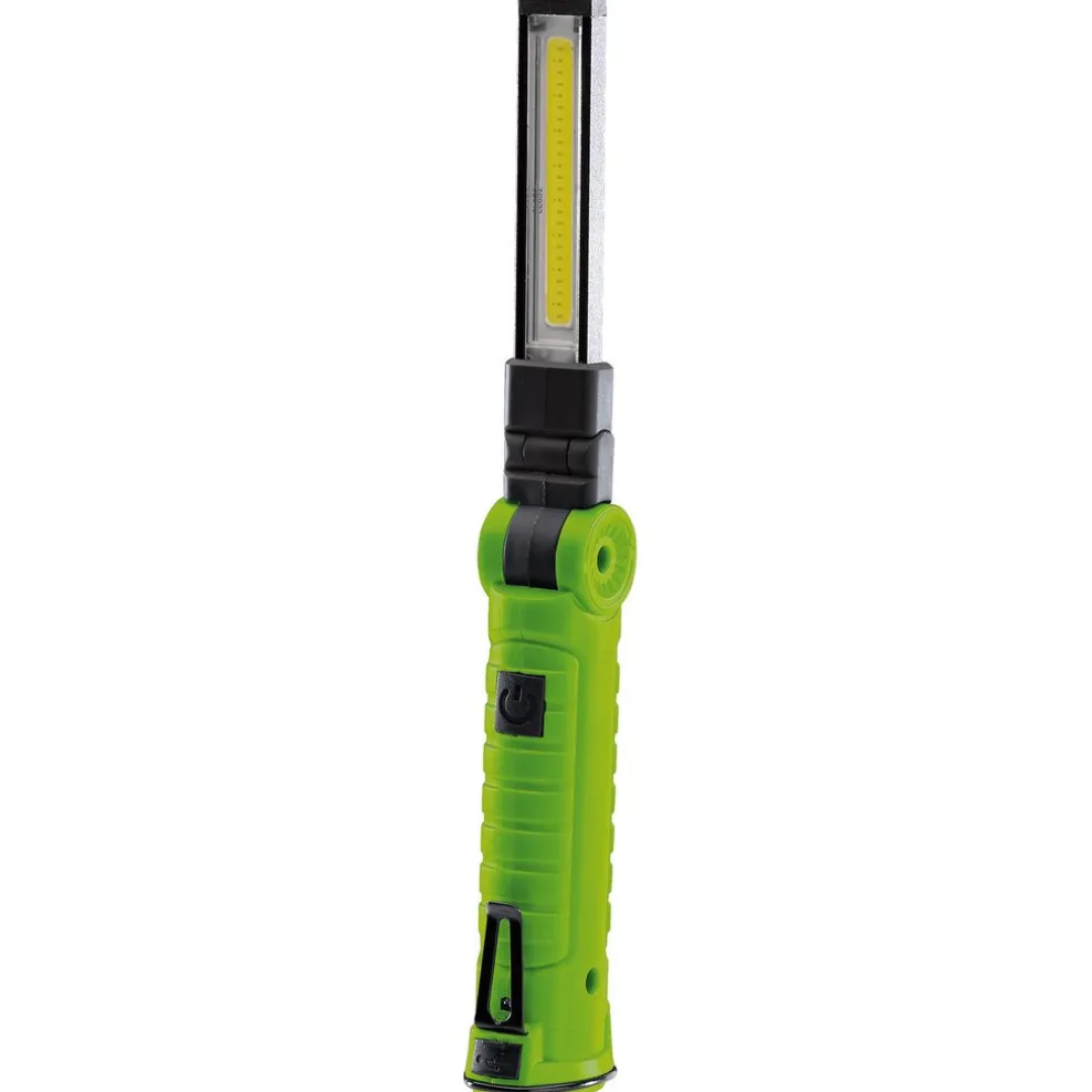 COB/SMD LED Rechargeable Slimline Inspection Lamp, 3W, 170 Lumens, Green, 1 x USB Cable Supplied