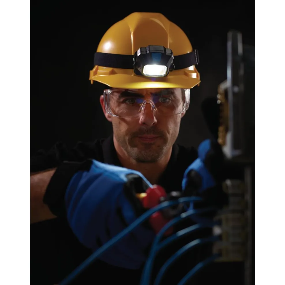 COB/SMD LED Wireless/USB Rechargeable Head Torch, 6W, 400 Lumens, USB-C Cable Supplied