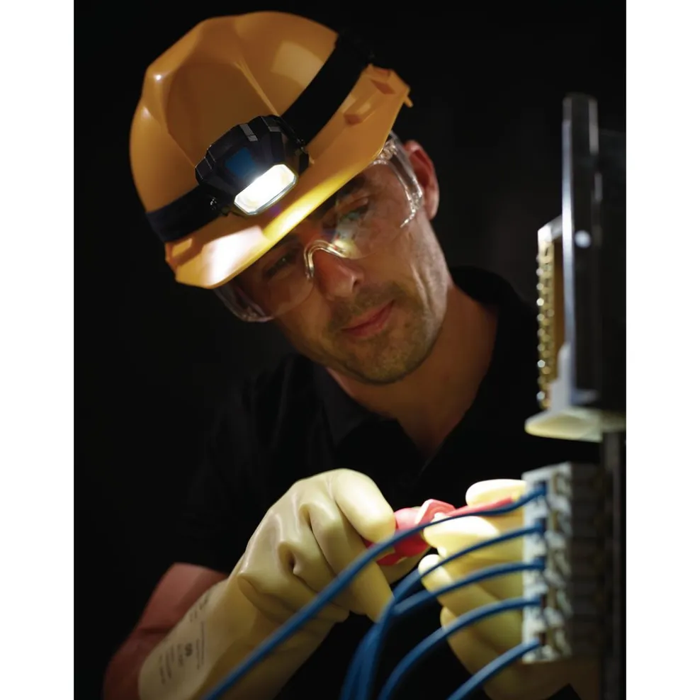 COB/SMD LED Wireless/USB Rechargeable Head Torch, 6W, 400 Lumens, USB-C Cable Supplied