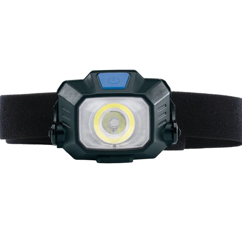 COB/SMD LED Wireless/USB Rechargeable Head Torch, 6W, 400 Lumens, USB-C Cable Supplied