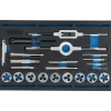 Combination Tap and Die Set - Metric and BSP in EVA Foam Insert Tray (22 Piece)