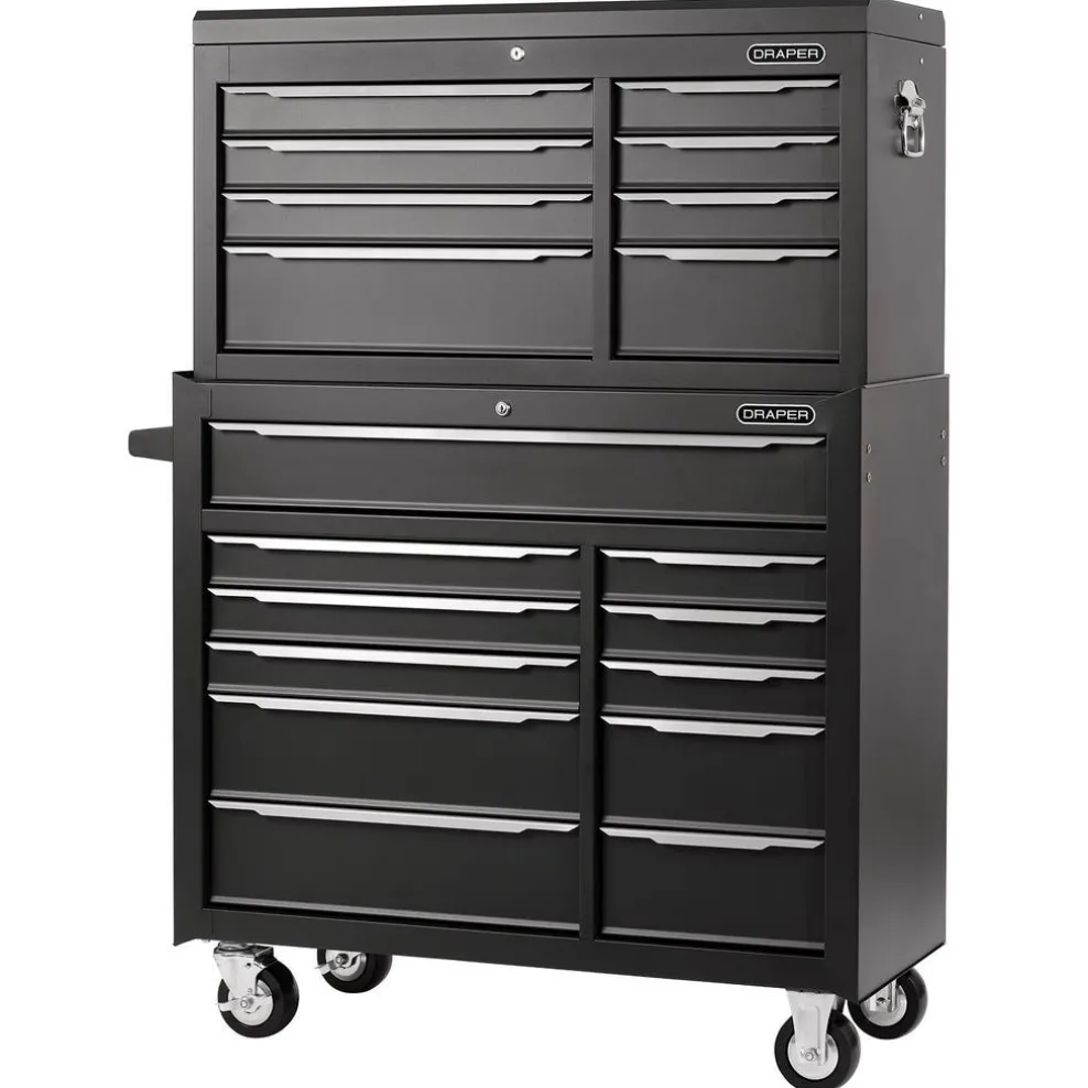 Combined Roller Cabinet and Tool Chest, 19 Drawer, 42"