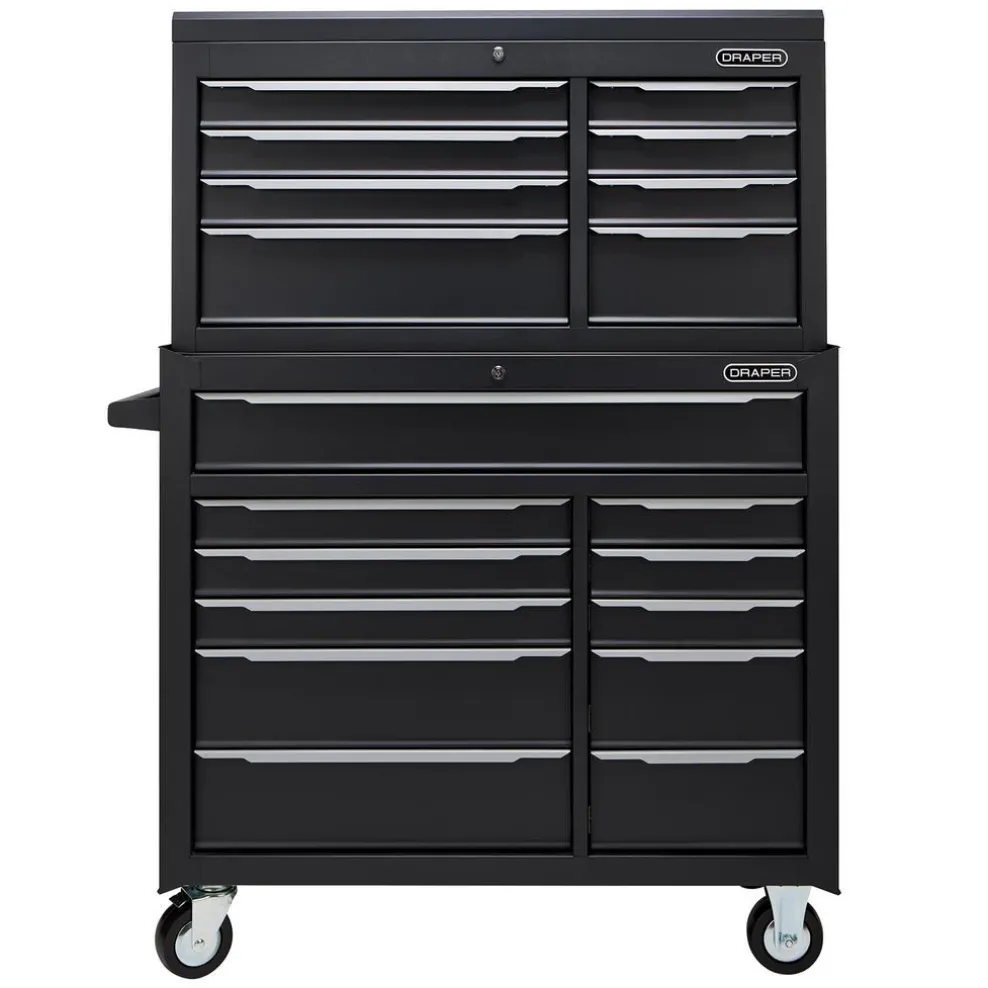 Combined Roller Cabinet and Tool Chest, 19 Drawer, 42"