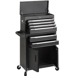 Combined Roller Cabinet and Tool Chest, 6 Drawer, 24
