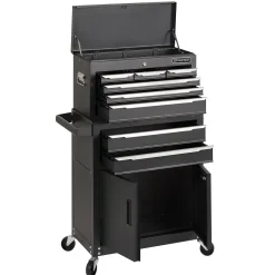 Combined Roller Cabinet and Tool Chest, 8 Drawer, 24