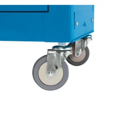 Combined Roller Cabinet and Tool Chest, 6 Drawer, 24", Blue