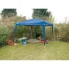 Concertina Gazebo, 3 x 3m, Blue