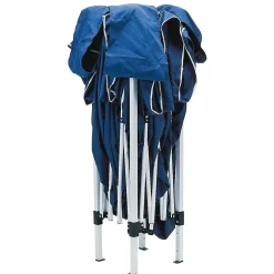 Concertina Gazebo, 3 x 3m, Blue