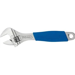 Crescent-Type Adjustable Wrench, 250mm, 30mm