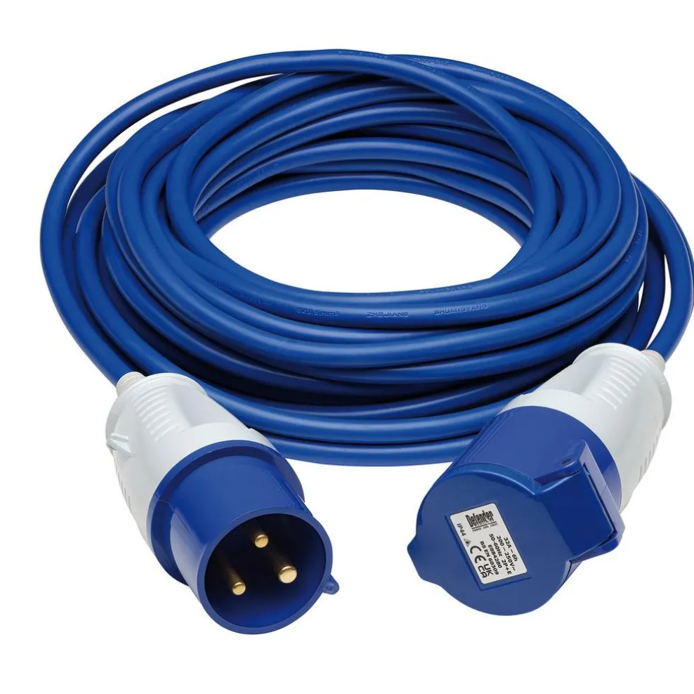 Defender E85237 230V Arctic Extension Lead, Blue, 2.5mm², 32A, 14m