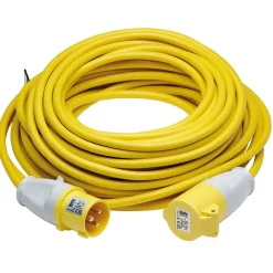 Defender E85233 110V Extension Lead, Yellow, 2.5mm², 16A, 25m