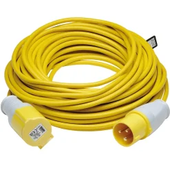 Defender E85230 110V Extension Lead, Yellow, 1.5mm², 16A, 25m