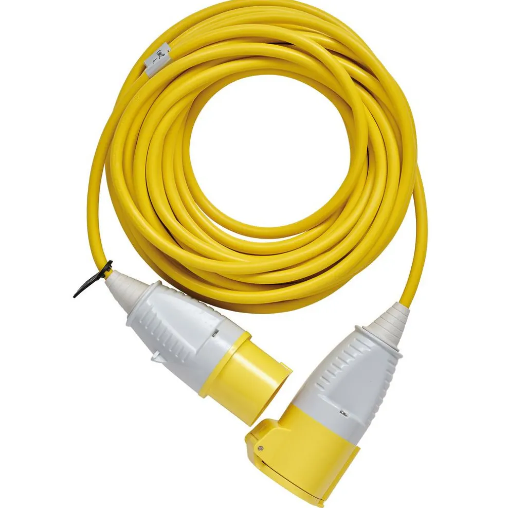 Defender E85235 110V Extension Lead Yellow 2.5mm², 32A, 14m