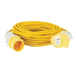 Defender E85235 110V Extension Lead Yellow 2.5mm², 32A, 14m