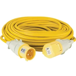 Defender E85262 110V Extension Lead Yellow 4mmÂ², 32A, 25m
