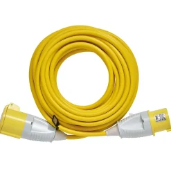Defender E85240 110V Extension Lead, Yellow, 4mm², 32A, 14m