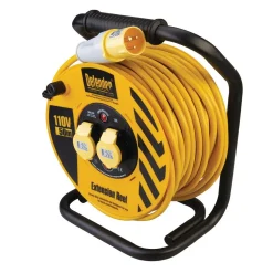 Defender E86510 110V Heavy Duty Industrial Cable Reel, 50m