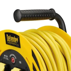 Defender E86455 110V Heavy Duty Industrial Cable Reel, 25m