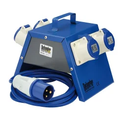 Defender E13112 230V Splitter Box, 4 x 16A