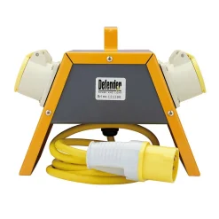 Defender E13104 110V Splitter Box, 4 x 16A
