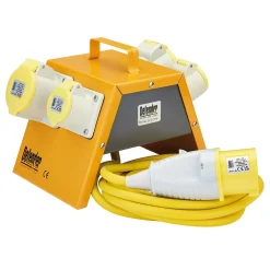 Defender E13108 110V Splitter Box, 2 x 16A / 2 x 32A