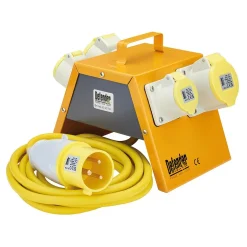 Defender E13108 110V Splitter Box, 2 x 16A / 2 x 32A