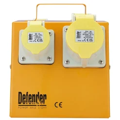 Defender E13108 110V Splitter Box, 2 x 16A / 2 x 32A