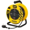 Defender E86465 230V 4-Way Light Industrial Cable Extension Reel, 20m