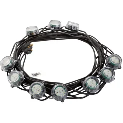 Defender E89353 230V 50W Heavy Duty LED Encapsulated Festoon String Lights, 22m