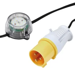 Defender E89354 110V 50W Heavy Duty LED Encapsulated Festoon String Lights, 22m