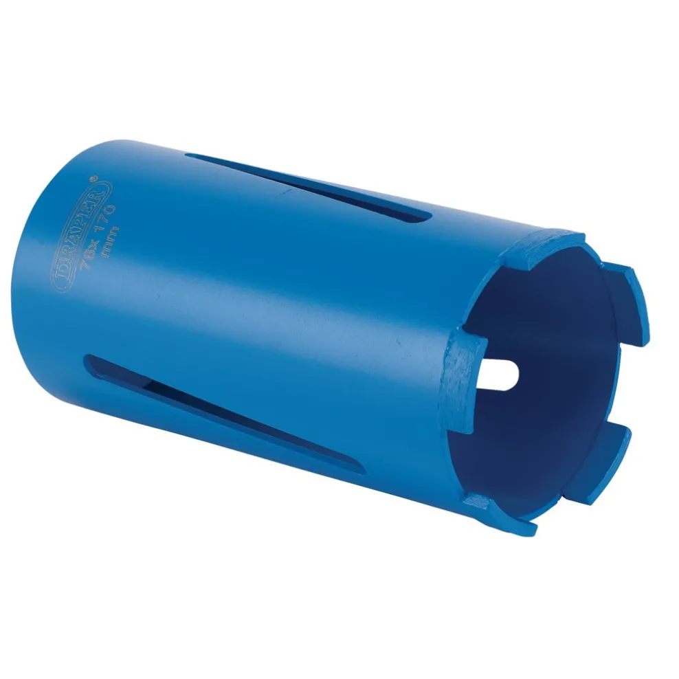 Diamond Core Drill Bit, 78 x 170mm