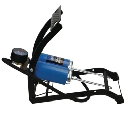 Double Cylinder Foot Pump with Pressure Gauge
