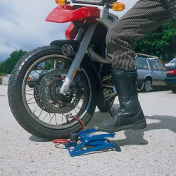 Double Cylinder Foot Pump with Pressure Gauge