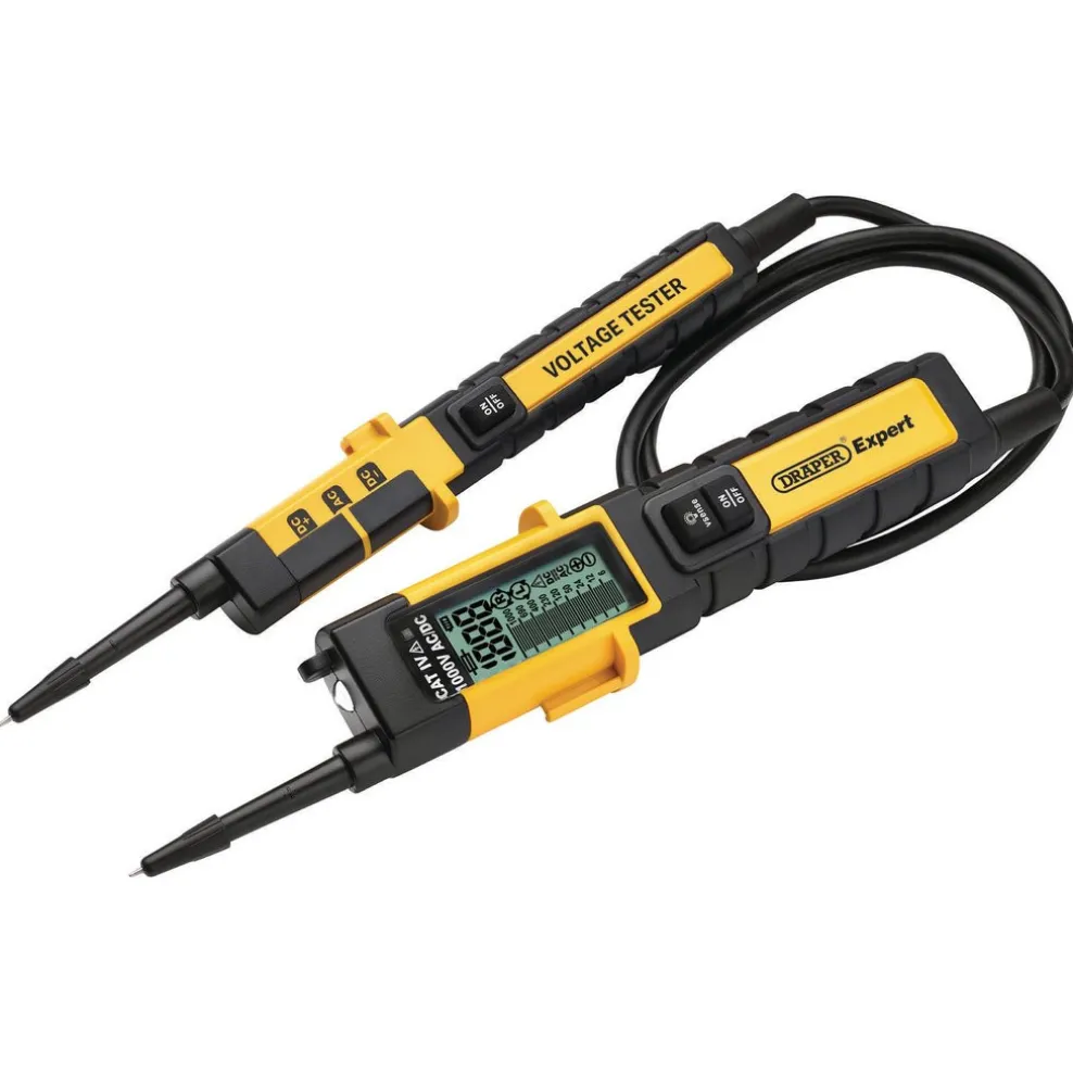 Draper Expert AC/DC High Voltage CAT IV Tester, 1000V