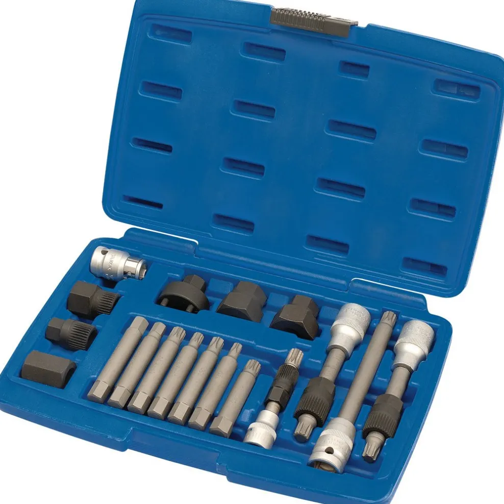 Draper Expert Alternator Pulley Tool Kit (18 Piece)