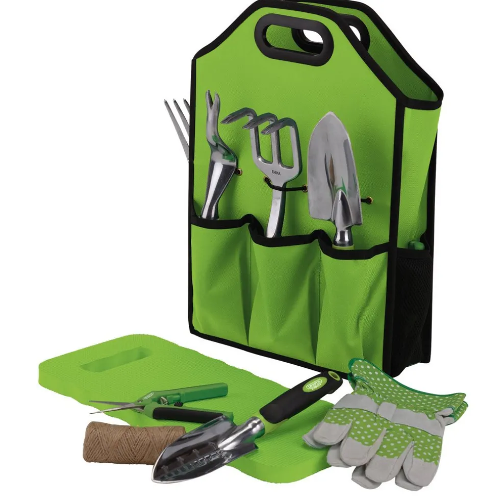 Draper Expert Aluminium Garden Tool Set with Storage Bag (11 Piece)