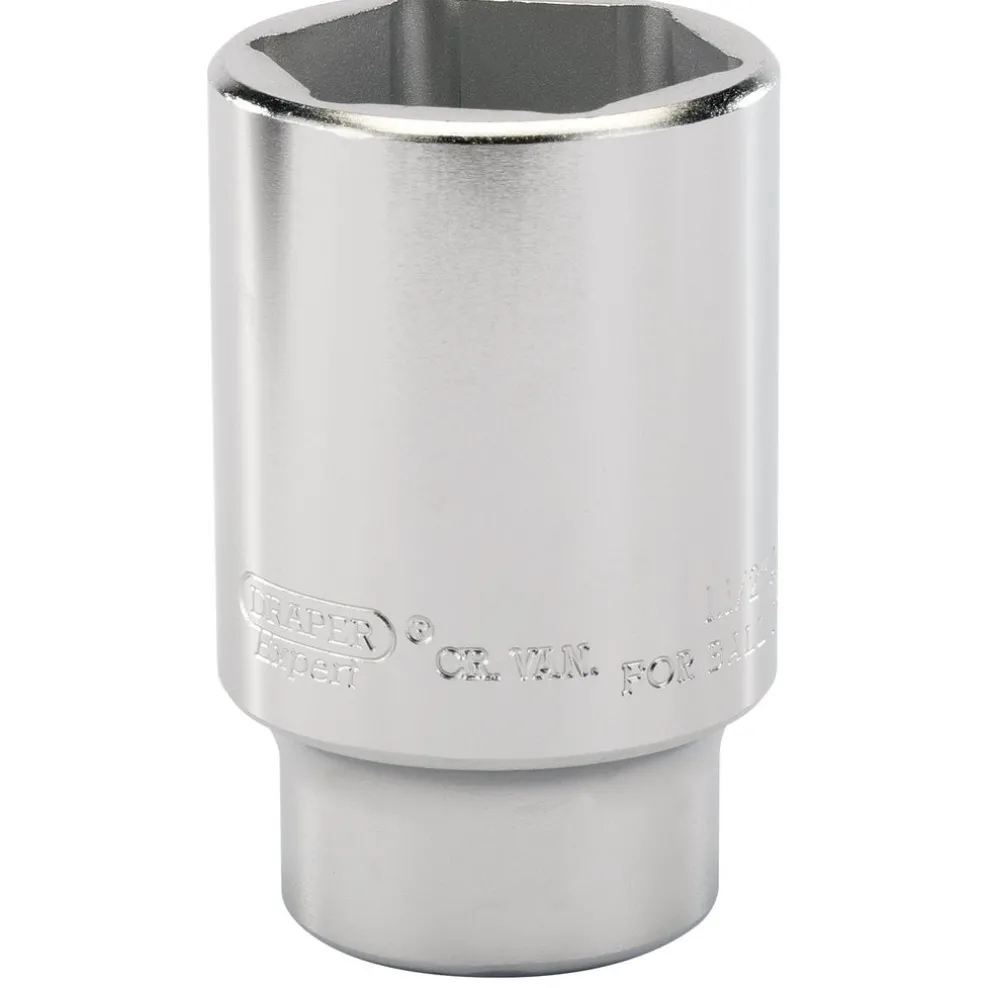 Draper Expert Ball Joint Socket, 1/2" Sq. Dr., 38mm or 1.1/2" AF