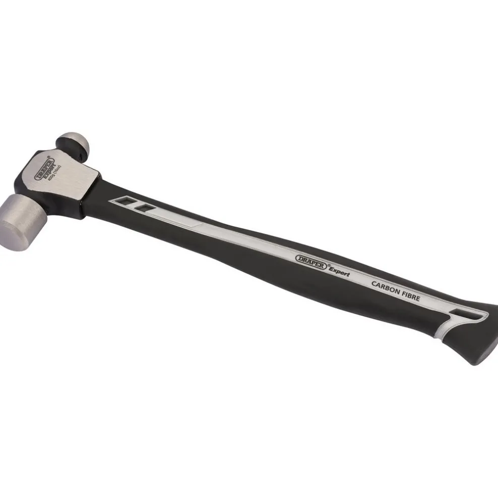 Draper Expert Ball Pein Hammer with Carbon Fibre Shaft, 450g/16oz