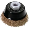 Draper Expert Brassed Steel Crimped Wire Cup Brush, 60mm, M14